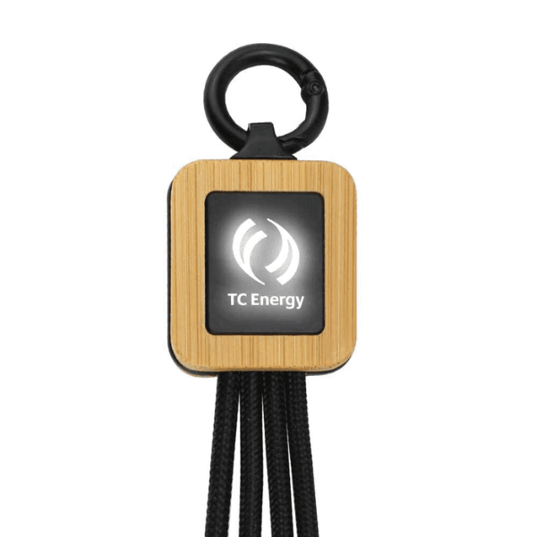 Zauber – Light Up Charging Cable with Bamboo Element detail 2