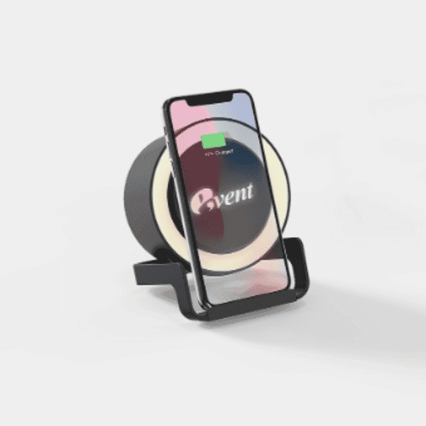 Mingra – Light Up Bluetooth Speaker with Wireless Charger detail 2