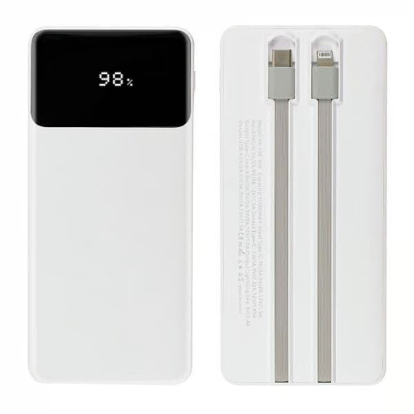 Lokaste – 10,000 mAh Powerbank with Built in Cables detail 2