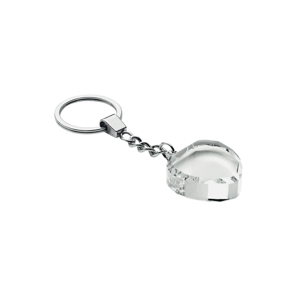 Sterlin – Glass Heart Award Keyring
