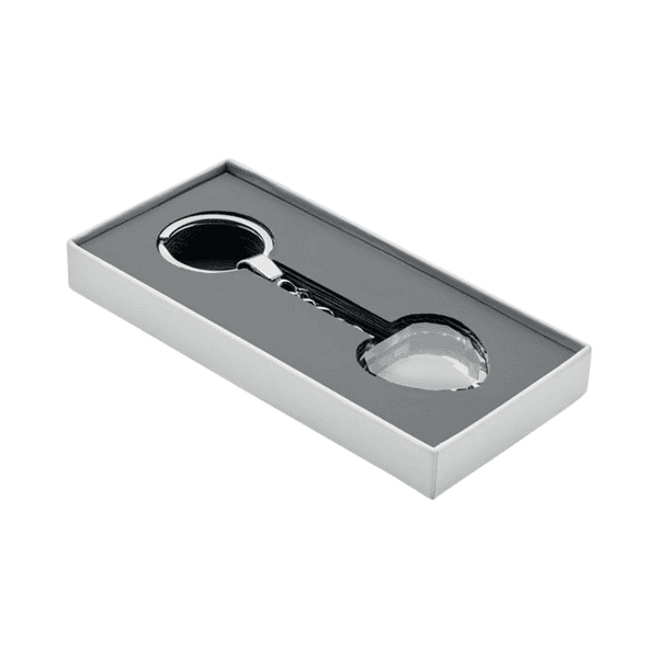 Sterlin – Glass Heart Award Keyring detail 2