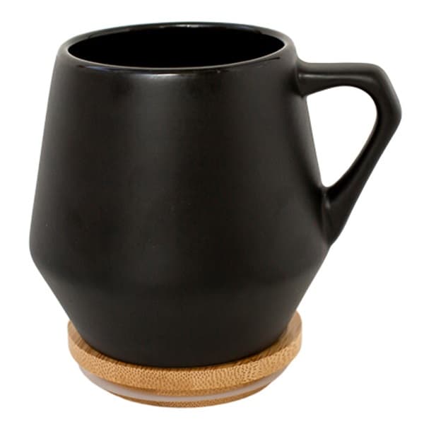 Maika – Ceramic Mug with Bamboo Lid detail 2