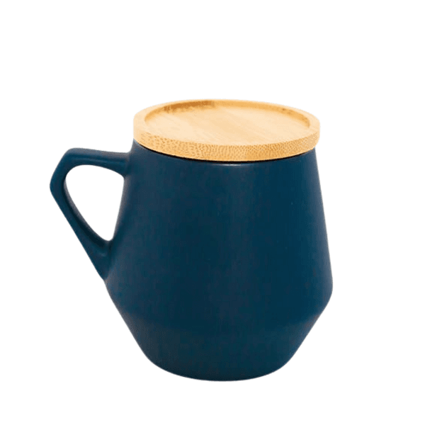 Maika – Ceramic Mug with Bamboo Lid detail 3