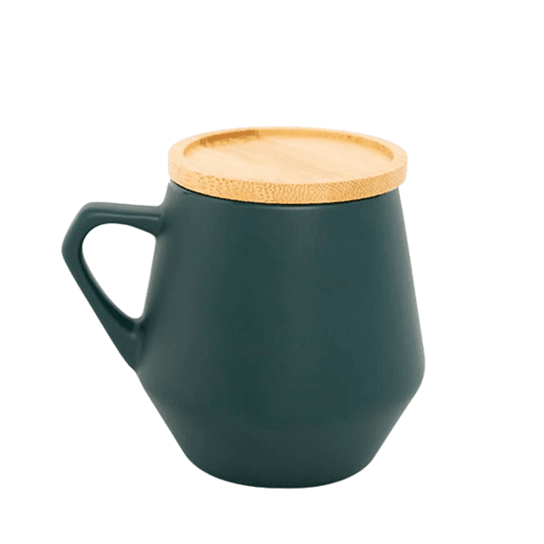 Maika – Ceramic Mug with Bamboo Lid detail 4