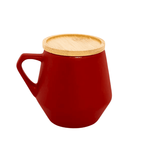 Maika – Ceramic Mug with Bamboo Lid detail 5