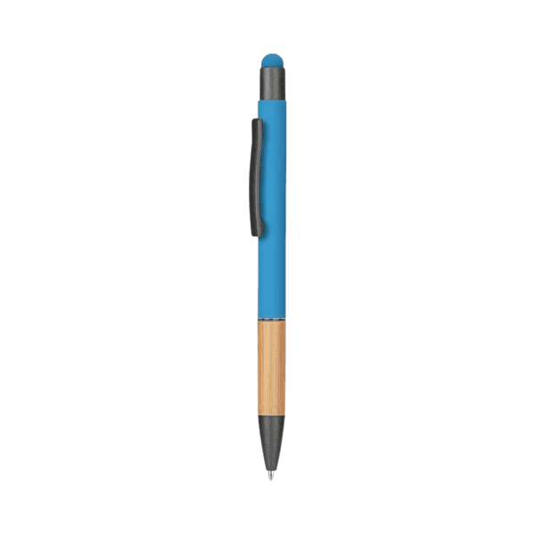 Oftedo – Metal Pen with Bamboo Grip detail 2