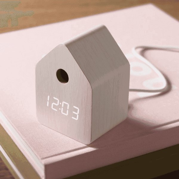 Nesti – Alarm & Temperature Display Cuckoo Clock detail 2
