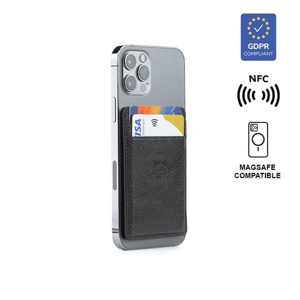 Sasolaya – 2-in-1 Magnetic Cardholder with NFC Digital Business Card detail 4
