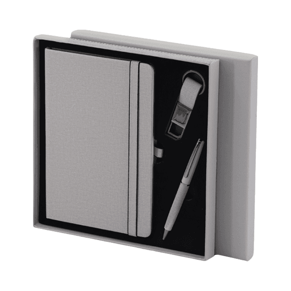 Dunvino – A5 Notebook, Pen and Keychain Set detail 2