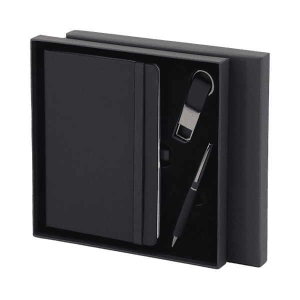 Dunvino – A5 Notebook, Pen and Keychain Set detail 3