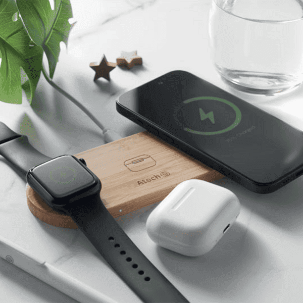 Oaken – 3-in-1 Bamboo Charger detail 3