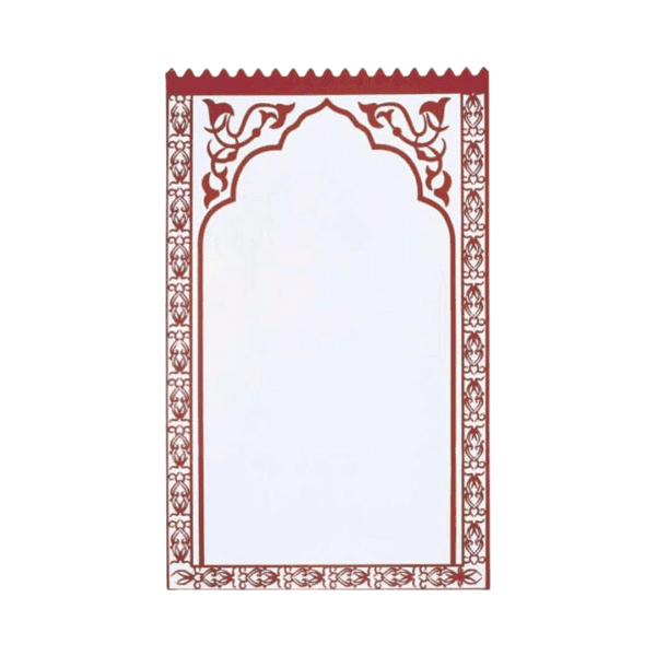 Suede Prayer Mat with Velvet Pouch detail 2