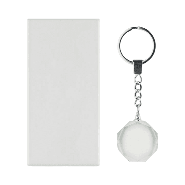 Prestig – Glass Round Award Keyring detail 3