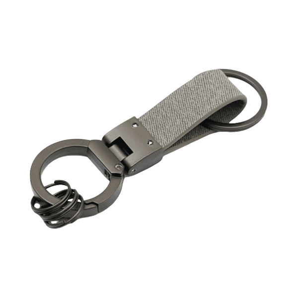 Kimama – PU and Gun Metal Key Holder detail 2