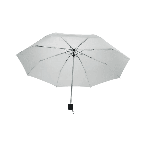 PureHold – Bi-Fold Umbrella (White with Velcro & Pouch) detail 2