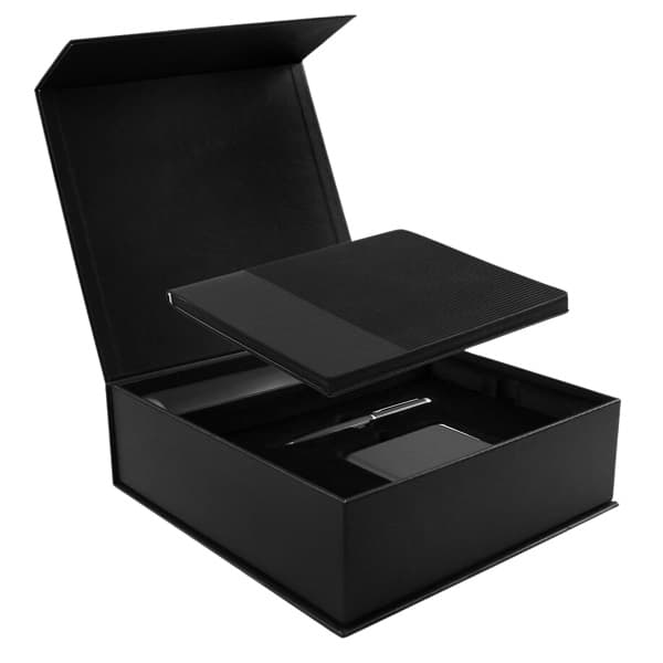 Raivi – Gift Set of A5 Notebook, Bottle, Pen and RFID Card Holder detail 2