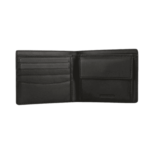 CROSS Saffiano Leather 4CC Bifold Wallet with Coin Pocket detail 2