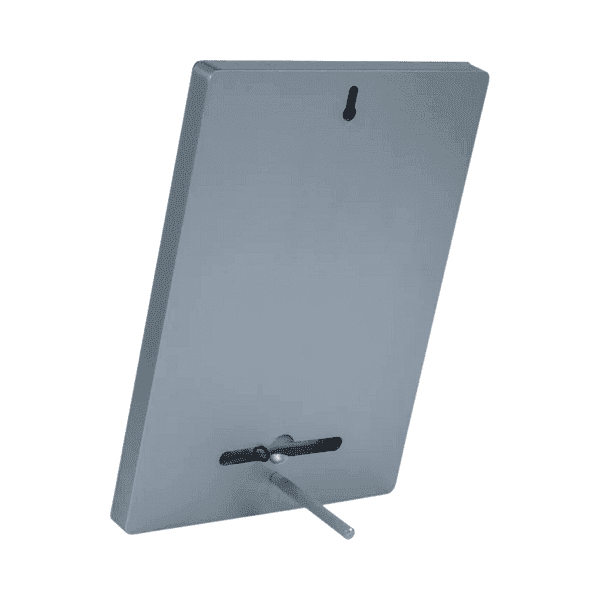 Shieldo – A4 Aluminum Award Plaques with Round Colored Plate and Stand detail 4