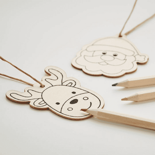 Snowie – Christmas Ornament Coloring Set detail 2