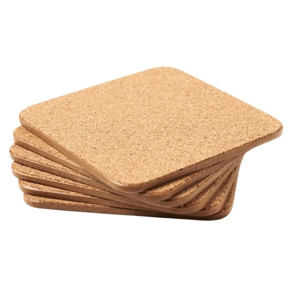 Zartan – Square Cork Coasters