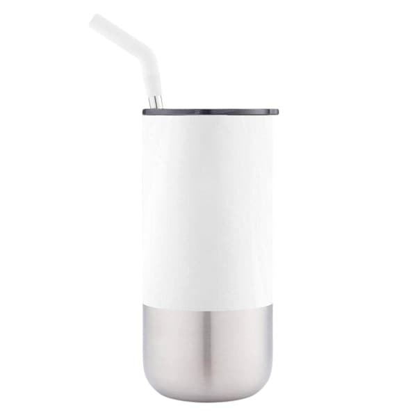 Aiwa – Stainless Steel Tumbler with Metal Straw detail 3