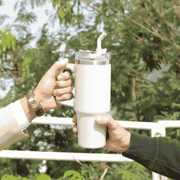 Sipzy – Stainless Steel Tumbler with Reusable Straw 900 ML detail 7