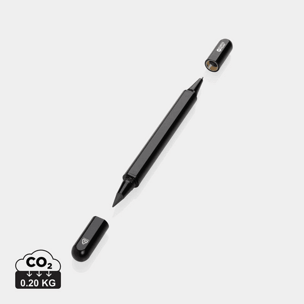 Swiss Peak – Storm Recycled Aluminium Dual Tip Pen detail 4