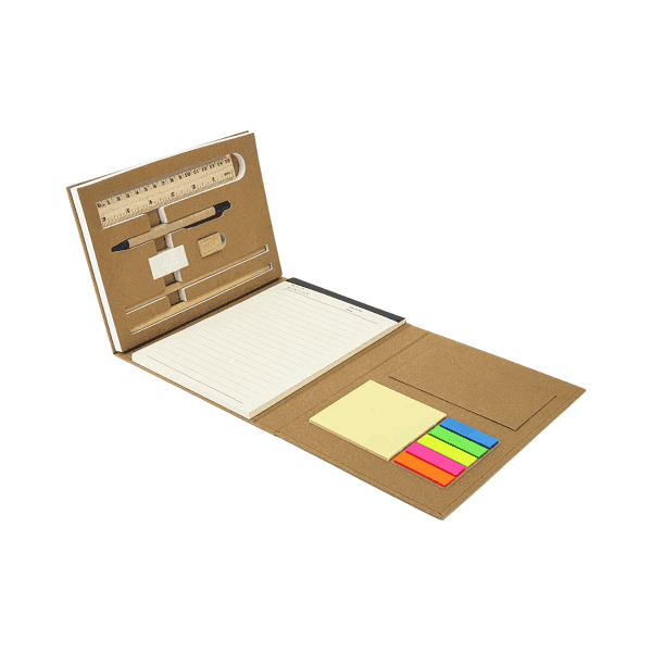 Sotera – Eco Friendly Notepad with Sticky Notes and Stationery detail 2