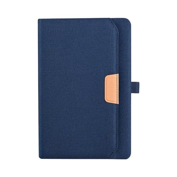 Taron – Eco Friendly A5 Notebook with Pocket & Pen Holder detail 2