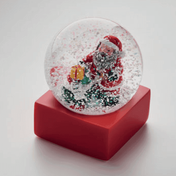 Tinsel – Christmas Glass Snow Ball detail 2