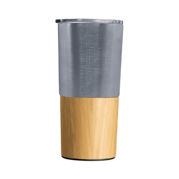 Kilpi – Stainless Steel Tumbler with Bamboo Base detail 3