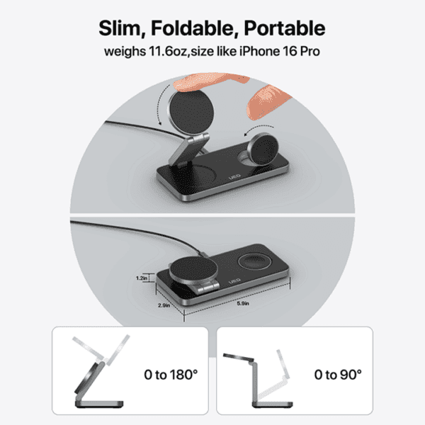 Trevo – Foldable 3-in-1 Magnetic Charger detail 3