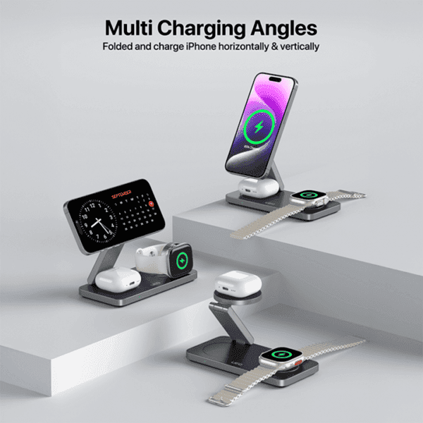 Trevo – Foldable 3-in-1 Magnetic Charger detail 4