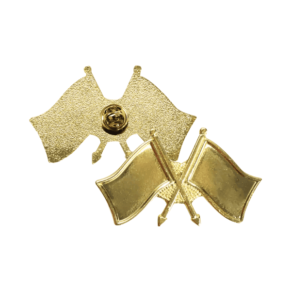 Unity Twin Flag Pin