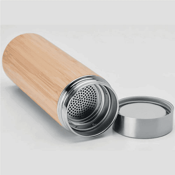 Kukuri – Double Wall Bamboo Flask detail 2