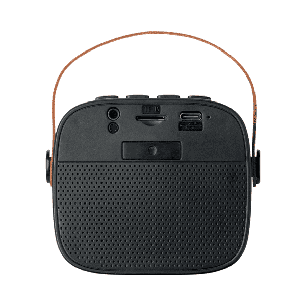 Velora – Recycled Bluetooth Speaker with PU Handle detail 4