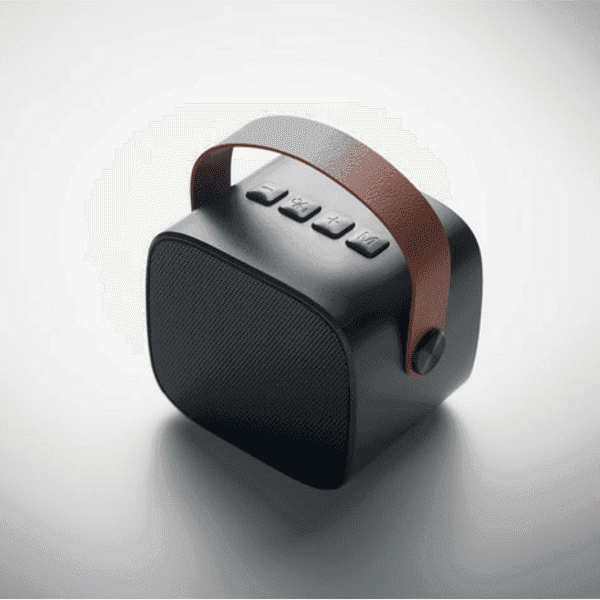 Velora – Recycled Bluetooth Speaker with PU Handle detail 5