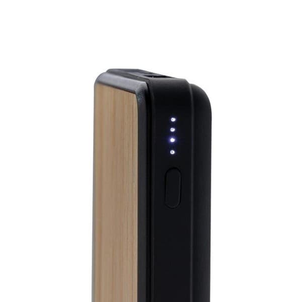 Favaro – Recycled 10,000 mAh Wireless Bamboo Powerbank detail 3