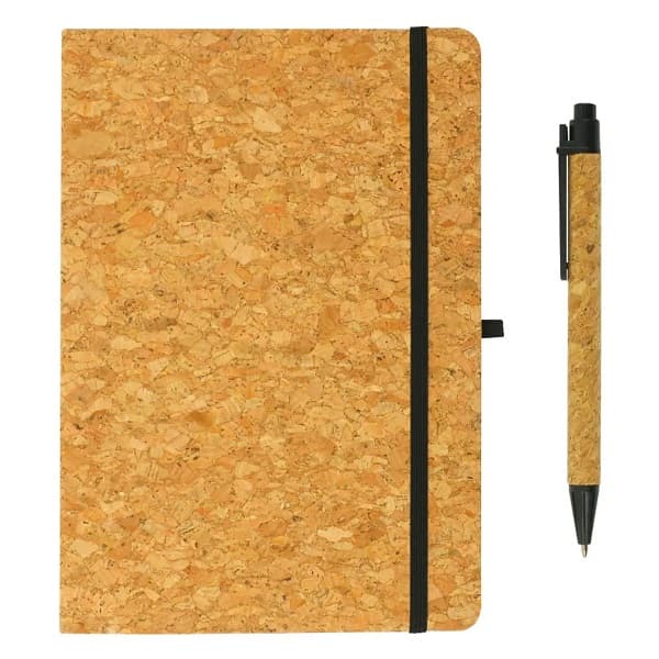 Yorday – Cork Notebook and Pen Set detail 2