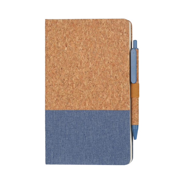 Grosi – Cork and Linen A5 Notebook and Pen Set