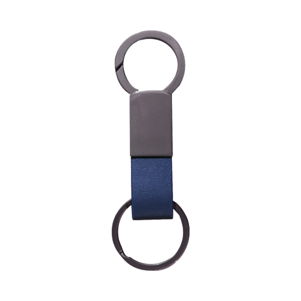 Arken – Elegant PU Leather & Metal Keychain preview