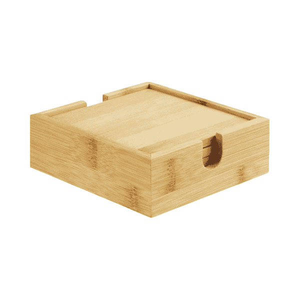 Valibona – Square Bamboo Coasters