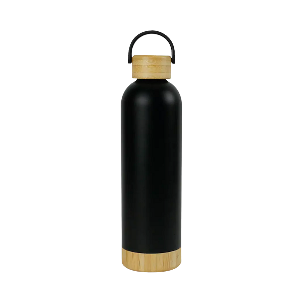 BambooEdge Thermo Bottle 750ml with Bamboo Base & Lid