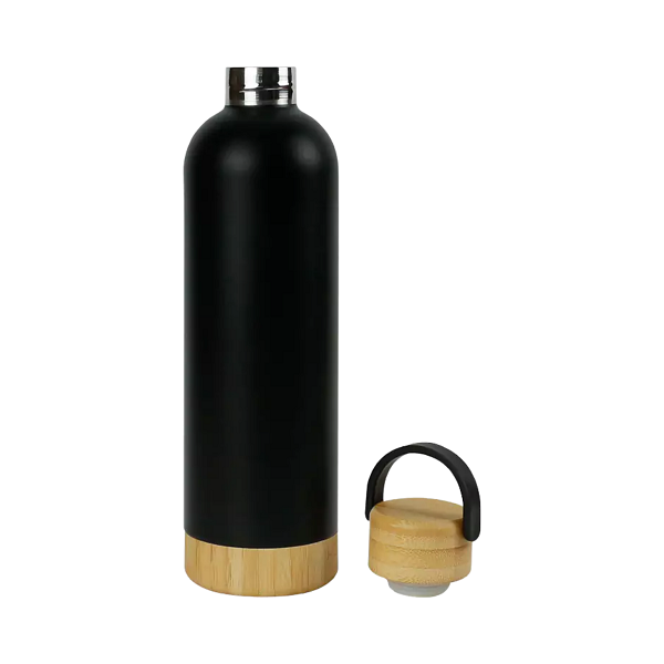 BambooEdge Thermo Bottle 750ml with Bamboo Base & Lid preview