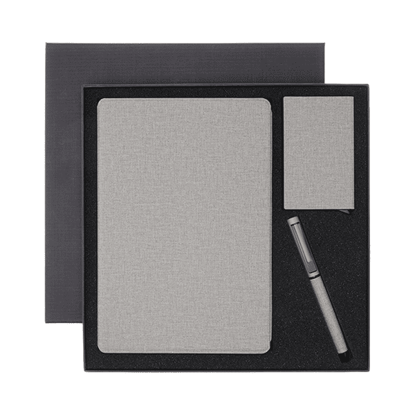 Raflora – Sustainable Gift Set with Refillable Notebook, Pen and Cardholder