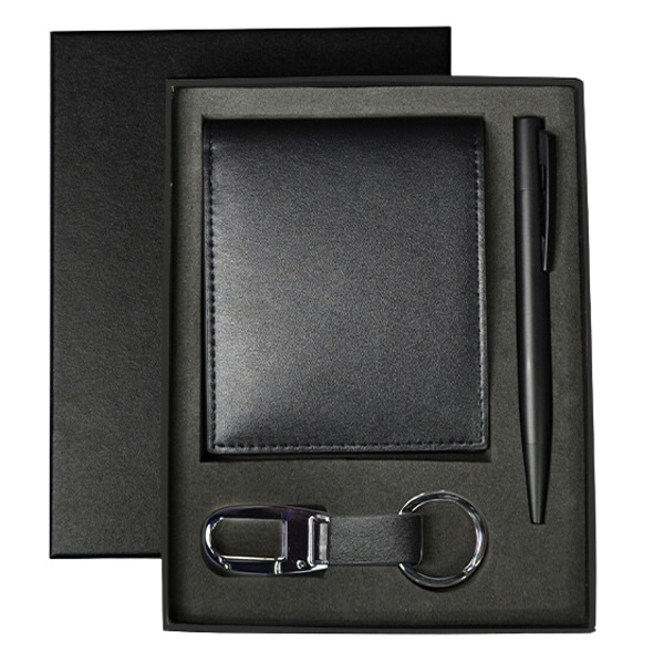Bhavya – Set of Wallet, Metal Pen and Keychain