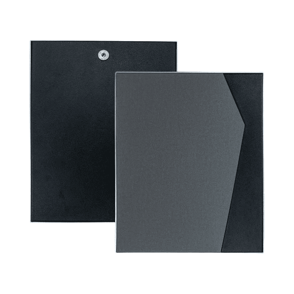 Chevron – Two-toned PU Leather Awards with Aluminum Frame Stand preview