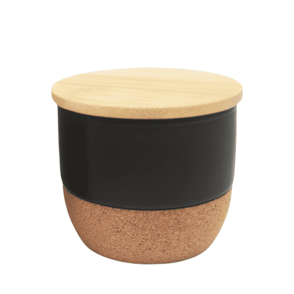 Zahira – Arabic Oudh Scented Candle in Ceramic Holder with Bamboo Lid preview
