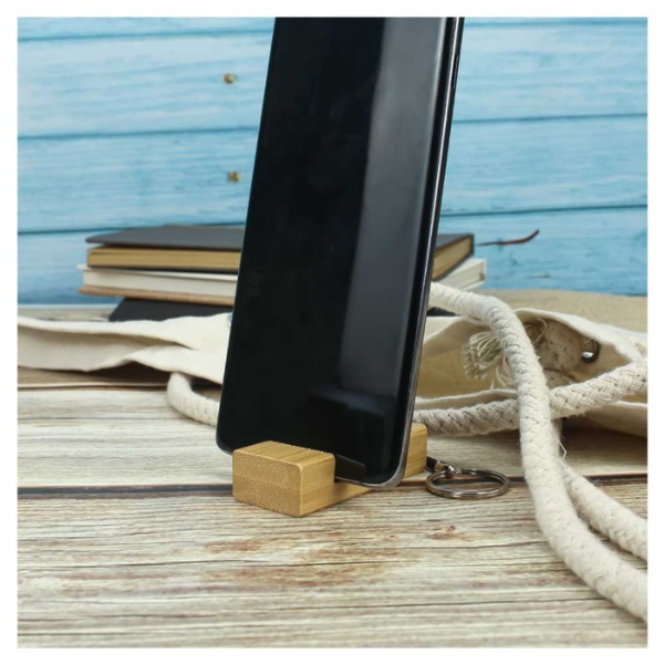 Curzul – Bamboo Key Holder Phone Stand preview