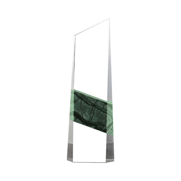 Lansi – Crystal and Marble Trophy